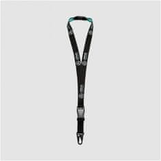 Mercedes-Benz klíčenka AMG Petronas F1 Lanyard černo-bílo-tyrkysová