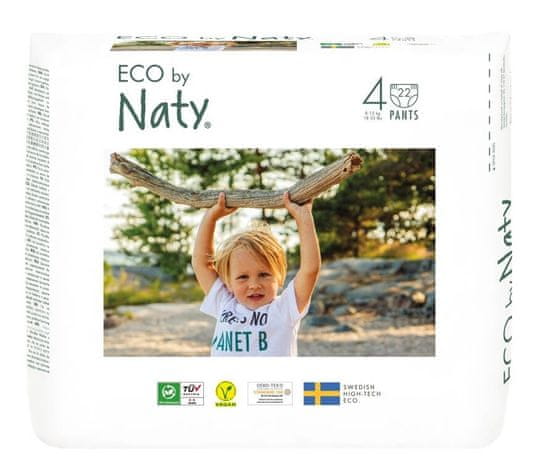 ECO by Naty Natahovací plenkové kalhotky 4 Maxi (8-15 kg) 22 ks