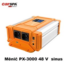 Carspa Měnič napětí PX3000-48V - čistý sinus