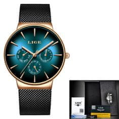 Lige Elegantní pánské hodinky modelu 9936-2 s dárkem zdarma - Skvělý dárek pro muže!