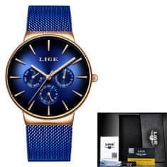 Lige Elegantní pánské hodinky s kvalitním designem - model 9936-4 s dárkem zdarma!
