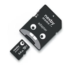 Nexby Paměťová karta micro SDXC 64 GB Class 10 s adaptérem