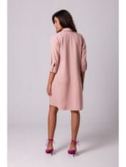 BeWear Dámské košilové šaty Ganiervydd B257 růžová S