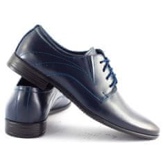 LUKAS Pánská společenská obuv 256 navy blue velikost 48