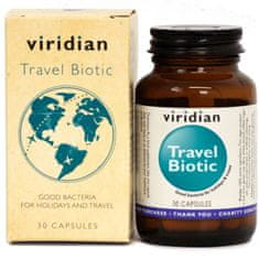 VIRIDIAN nutrition Travel Biotic (Cestovní probiotika), 30 kapslí