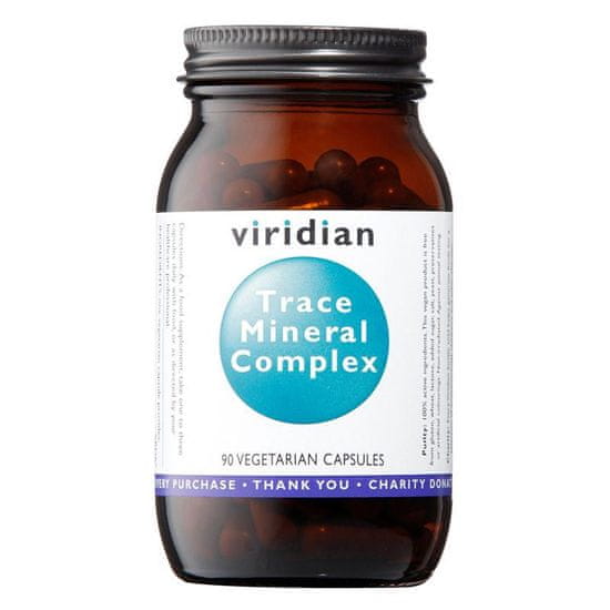 VIRIDIAN nutrition Trace Mineral Complex (Komplex stopových minerálů), 90 kapslí