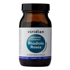 VIRIDIAN nutrition Rhodiola Rosea Maximum Potency (Rozchodnice růžová), 90 kapslí