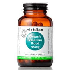 VIRIDIAN nutrition Valerian Root, 400 mg, Organic, 60 kapslí