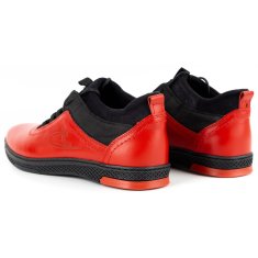 Pánská zimní obuv K27F červená velikost 48