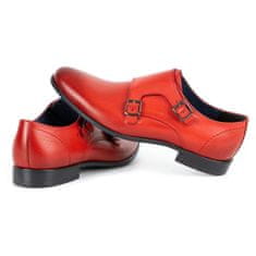 Pánská společenská obuv monki 341/39 červená velikost 41