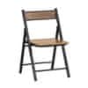 SoBuy SoBuy FST88-PF Skládací židle Kuchyňská židle Výška sedáku 43cm Vintage 46x80x48cm