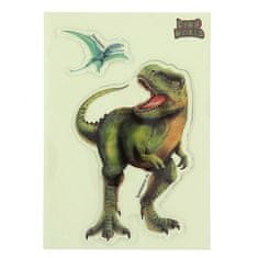 Dino World ASST | Gelové samolepky Glibbies , Tyrannosaurus rex, 2ks
