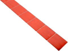 Compass Samolepící páska reflexní dělená 1m x 5cm červená