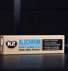 K2 ALUCHROM 120 g - pasta na čištění a leštění kovových povrchů