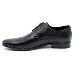 Pánská společenská obuv z kůže 286 černá velikost 46