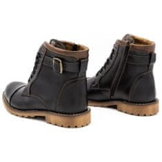 Pánské sněhové boty 910MP černé s hnědou barvou velikost 40