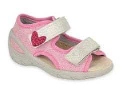 Befado dívčí sandálky SUNNY 065X173 růžové, velikost 26