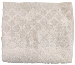 eoshop Dětský ručník Káro 40x60 cm dvoubarevný Barva: bílá-světle šedá (33)