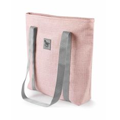 Inny Nákupní taška pudrově růžové plátno - T-SH-1-P-RPL