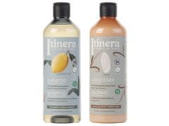sarcia.eu ITINERA Kosmetická sada: vlasový kondicionér + šampon pro mastné vlasy 2x370ml
