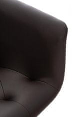 BHM Germany Jídelní židle Langford, syntetická kůže, hnědá