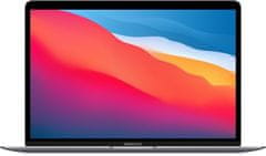 Apple MacBook Air 13, M1, 8GB, 256GB, 7-core GPU, vesmírně šedá (M1, 2020) (MGN63CZ/A)