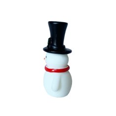 HABARRI Figurka sněhuláka v klobouku
