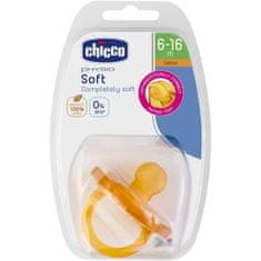 Chicco Physio Soft Dětská kaučuková savička zklidňující, 6m+