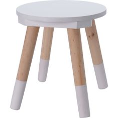 Home&Styling Dětská stolička O 24 x 26 cm, bílá