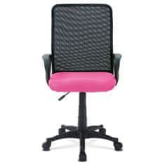 Autronic Kancelářská židle, látka MESH růžová / černá, plyn.píst KA-B047 PINK