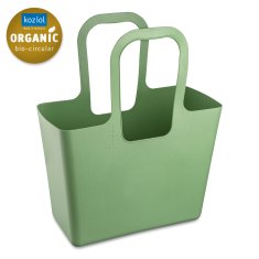 Koziol TASCHE XL plážová taška, zásobník, stojan na časopisy a noviny a na hračky Zelená Organic KOZIOL