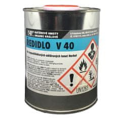Herbol V40 Ředidlo na barvy Herbol 0,7 l - k ředění syntetických barev, lazur a laků Herbol