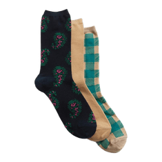 Gap Vysoké vzorované ponožky, 3 páry GAP_460365-03 onesize