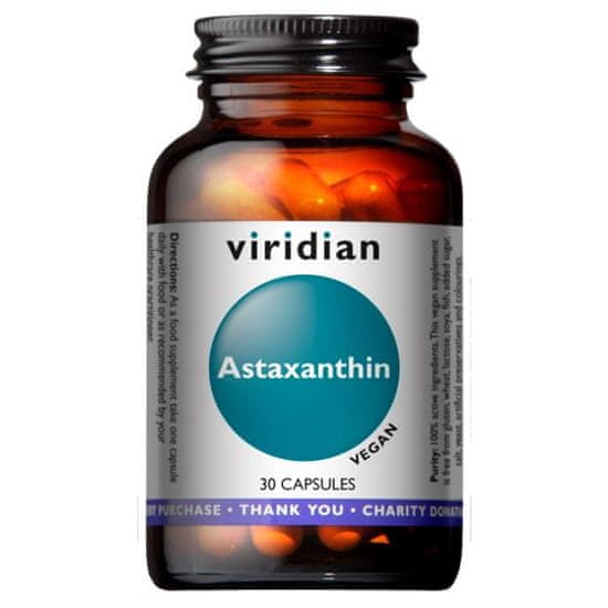 VIRIDIAN nutrition Astaxanthin, 30 kapslí