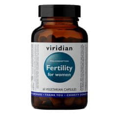 VIRIDIAN nutrition Fertility for Women (Ženská plodnost), 60 kapslí