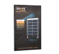 Zaparkorun.cz Solární nabíječka pro nabíjení telefonů a drobné elektroniky ZOPVZ ZO-710, střední