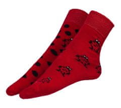 Bellatex Ponožky Berušky - 35-38 - červená, černá