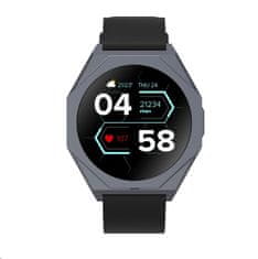 Canyon smart hodinky Otto SW-86, 1,3" LTPS, SpO2, HR, krevní tlak, 25 multi-sport, black