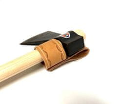 Ručně vyrobený držák na opasek na sekery a nástroje - švédský prémiový kožený výrobek 
