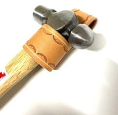 Ručně vyrobený držák na opasek na sekery a nástroje - švédský prémiový kožený výrobek 