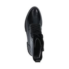Caprice černé ležérní uzavřené kotníkové boty 36