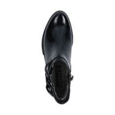 Caprice černé ležérní uzavřené kotníkové boty 38