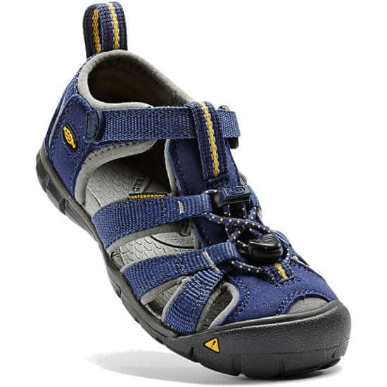 KEEN Dětské sandály SEACAMP 1010088 blue depths/gargoyle