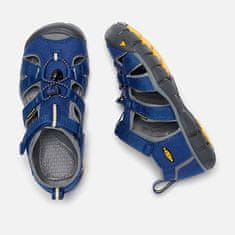 KEEN Dětské sandály SEACAMP 1010096 blue depths/gargoyle (Velikost 35)