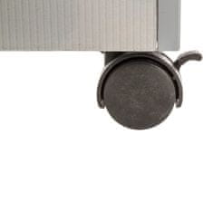 Atmosphera Úložný box na hračky na kolečkách PETIT BAZAR, 48 x 30 x 28 cm, šedý