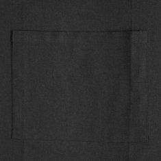 Atmosphera Bavlněná kuchyňská zástěra s kapsou v tmavě šedé barvě