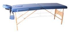 MH Star skládací dřevěné lehátko ETF50 - 71cm - modré