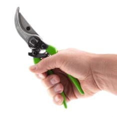 PALISAD Zahradní nůžky rovný střih, 200 mm, kovová a ergonomická gumová rukojeť