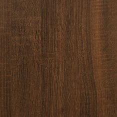Greatstore Lavice s botníkem hnědý dub 85,5x42x57,5 cm kompozitní dřevo