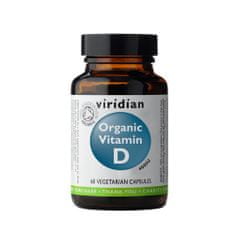 VIRIDIAN nutrition Vitamin D Organic, 60 kapslí